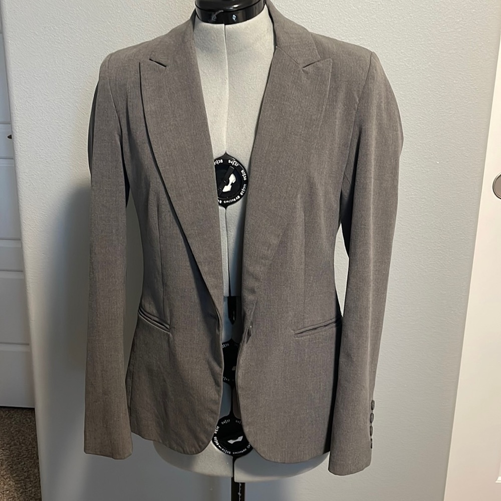 Women Blazer Jacket (grey)